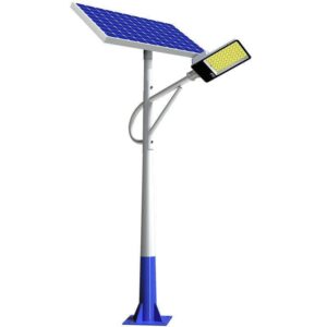 Solar plate attached light